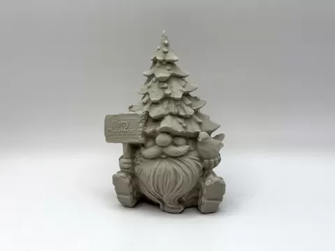 Christmas Gnome with Sign