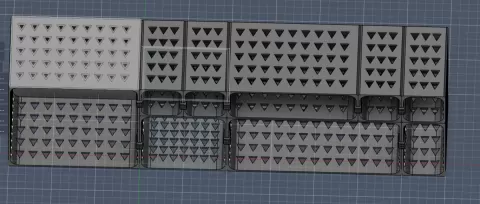 Sistema de Cajas Modulares Organizadoras (Conexión por Clips)