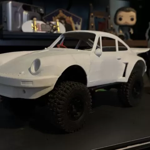 Carrosserie RC Porsche Safari Années 80 – SCX24 1:24 – STL à Imprimer