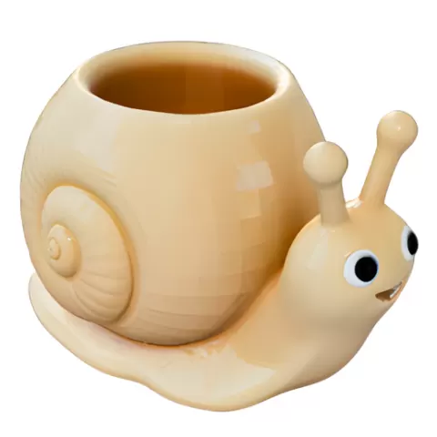Cartoon Snail Planter Mug