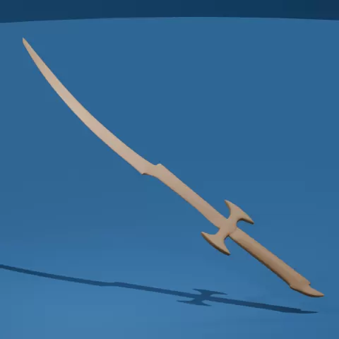 Fantasy Sword – 3D Printable Miniature Weapon by Stanley