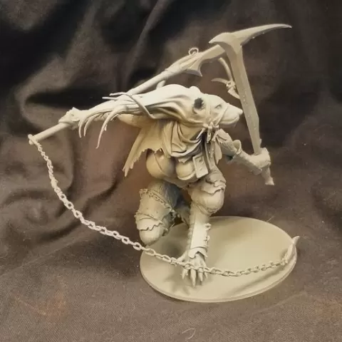 Ink-Eyes, Servant of Oni - High-Detail Fan Art Figurine