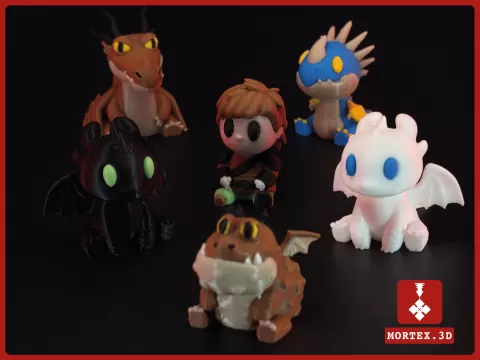 How to train your dragon Mini figures