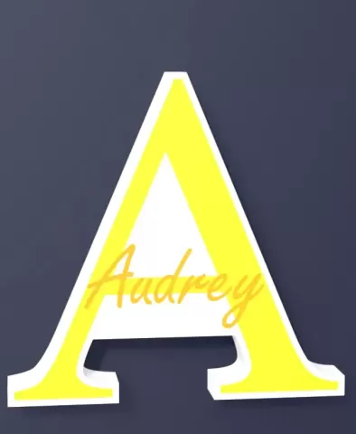 A [Audrey] - FREE wall art