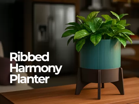 Ribbed Harmony Planter