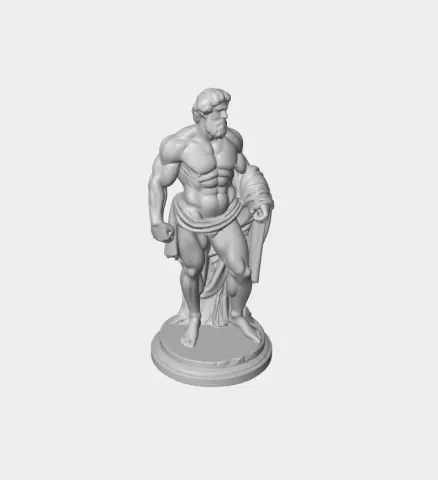 Greek Hercules statue