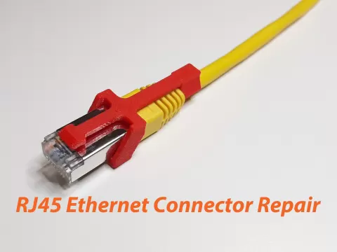 RJ45 Ethernet Cable Connector Repair