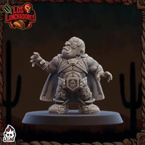 Blocker #02 - Halflings proxy (Luchadores Style) - UGNI - Fantasy Football by UGNI Miniatures