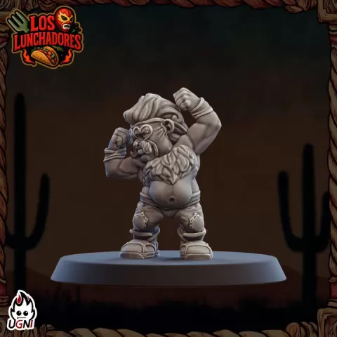 Lineman #03 - Halflings proxy (Luchadores Style) - UGNI - Fantasy Football by UGNI Miniatures