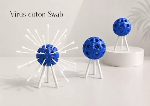 Virus coton swab