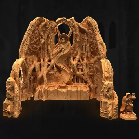 Side Chapel - The Sunless Lands by 3DHexes