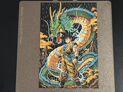 Goku and Shenlong DragonBall Hueforge