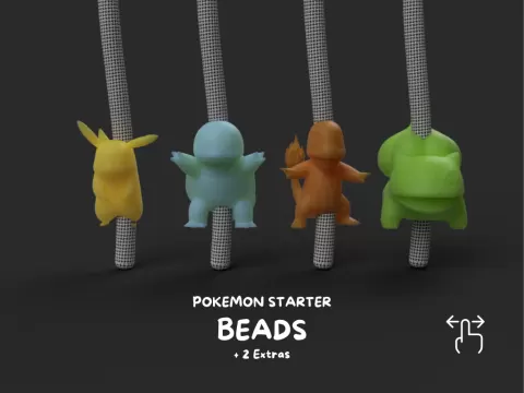 Pokémon Bead Set – Starter + 2 Extras