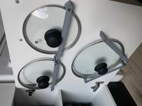 Pot lid holder/mount