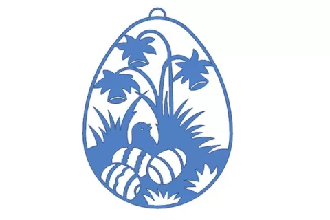 Küken im Osterglockennest - Easteregg