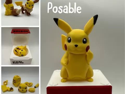 PokéBon magnet puzzle mix and match figures