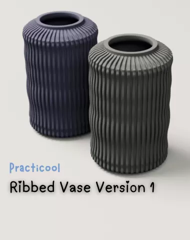 Ribbed Vase Version 1