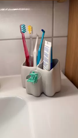 Toothbrush stand/ Bathroom organizer