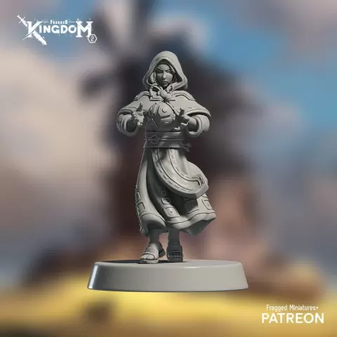 Techno-mage with Orb by Fragged Miniatures