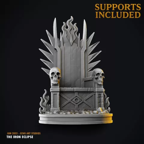 Throne - Echo Art - Iron Eclipse by Echo Art Studios