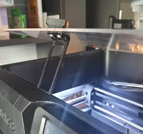 FlashForge Adventurer 5M AD5M Hinged print-in-place lid stand