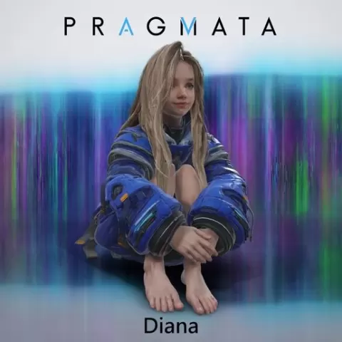 DIANA PRAGMATA Statue 3D Modell Fertig zum Drucken 3D Druck Modell 3D Druck Modell Pose Sitting B
