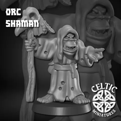 Orc Shaman by Celtic Miniatures
