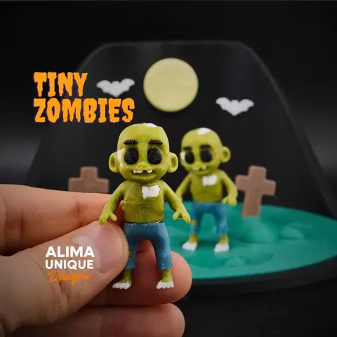 Tiny Zombies / Articulated Fidget Toy
