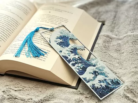 The Great Wave [Framed] - Bookmark