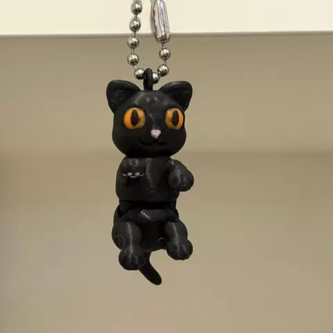 Cat Mini or Keychain by CritterCave3D