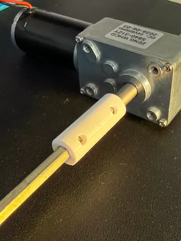 8mm Round to 6mm Hex Coupler