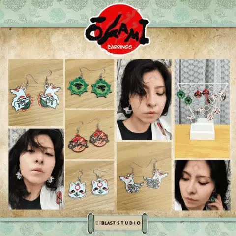 Okami Earrings