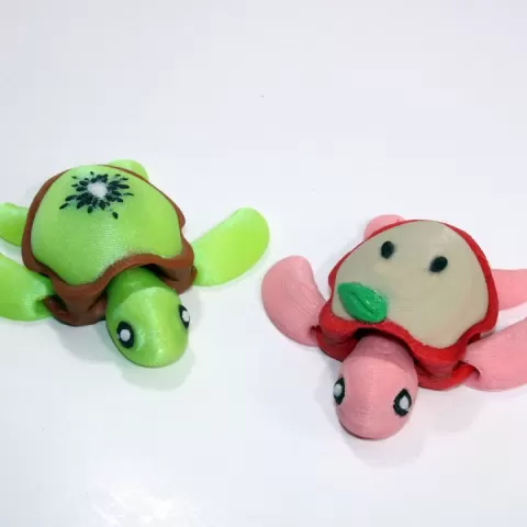 Apple Turtle by Teal Cat Creative