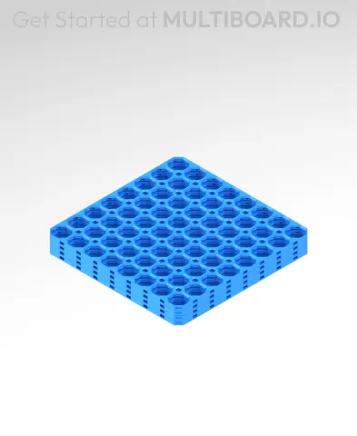 8x8 MU - MultiBoard Octagon Plate - 4x Ironing Stack