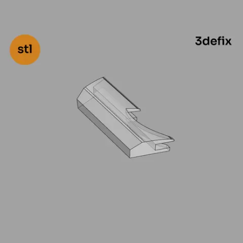 BMW 5 series E39 Sedan LOWER Corners of Windshield Moulding Trim Seal 51318159785 files for 3D Printed Replacement STL Files Digital Download