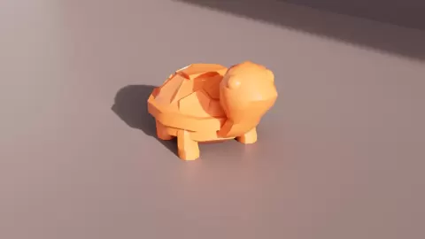 Low-poly Turtle
