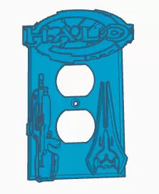 halo light switch cover single outlet
