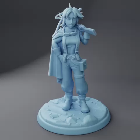 Lucy the Ranger ( Female Human Ranger / Fighter with Crossbow ) by Twin Goddess Miniatures