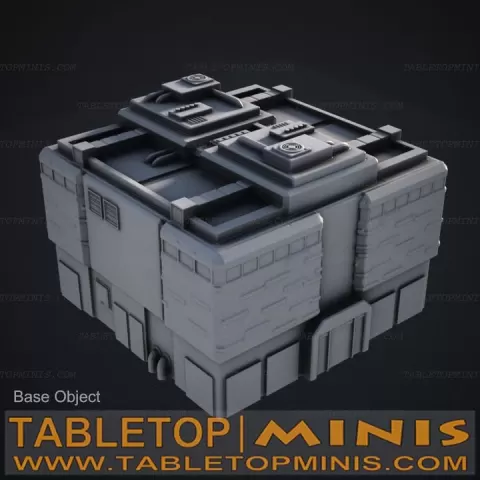 Building SciFi BT0L by TableTopMinis