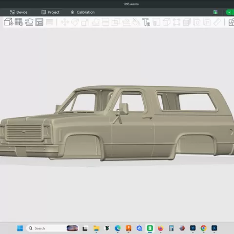 1979 Chevrolet Chevy Blazer Cheyenne K5, scale model, hollow shell body, rc, truck, crawler, trail truck, resin or FDM printable