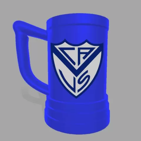Velez Sarsfield Escudo Para Chop Jarra - Impresion Facil Por Capas