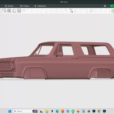1976 Chevrolet Chevy Blazer K5, Scale model, hollow shell body, rc, trucks, rock crawlers, scale trail, build resin, FDM, print