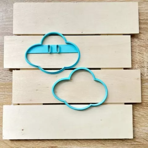 Mario Bros cloud cookie cutter