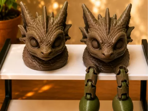 Baby Dragon Articulated,flexy Mini Figurine