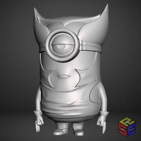 Minion Wolverine Fanart Mashup