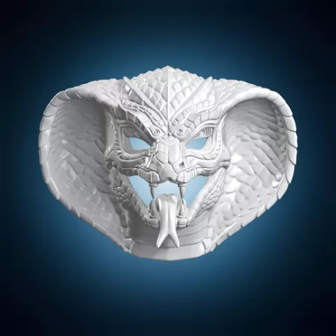 Snake Mask 3D Print Model