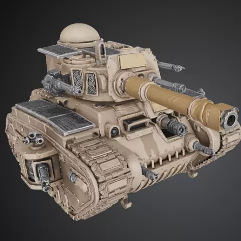 Rust-Bound Iron-Grip Battle Tank