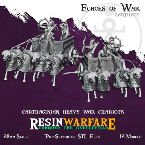 Carthaginian Heavy War Chariots - Echoes of War: Punic Wars by ResinWarfare