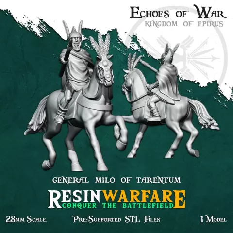 General Milo of Tarentum - Echoes of War: Punic Wars by ResinWarfare