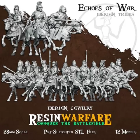 Iberian Horsemen - Echoes of War: Punic Wars by ResinWarfare